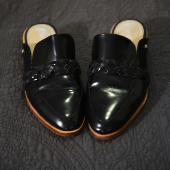 MIMCO l Black Patent Leather Slides/Mules - Size 38 - Picture 4 of 8